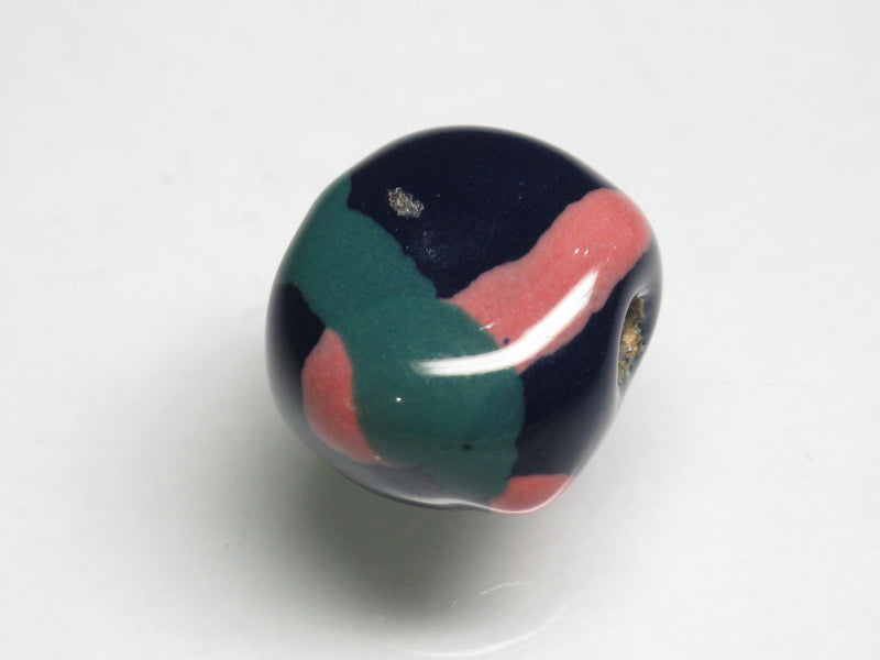 TOKO-BEADS KZ174-10 Kenyan ceramic bead 16~17mm KZ174-10 Kazuri ケニアセラミックビーズ 16~17mm Asian bead & African bead  Handmade,Lampeork,bead,asia,india,ethnic,parts,accessory,beads とんぼ玉,ビーズ,トンボ玉,アジア,インド,エスニック,手作り,パーツ,アクセサリー