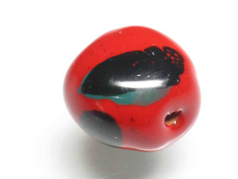 TOKO-BEADS KZ174-12 Kenyan ceramic bead 15.5mm KZ174-12 Kazuri ケニアセラミックビーズ 15.5mm Asian bead & African bead  Handmade,Lampeork,bead,asia,india,ethnic,parts,accessory,beads とんぼ玉,ビーズ,トンボ玉,アジア,インド,エスニック,手作り,パーツ,アクセサリー
