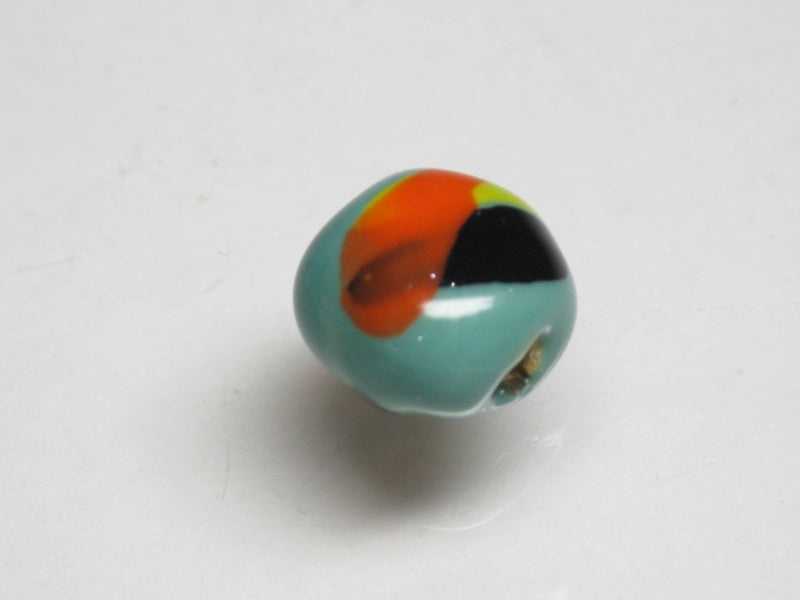 TOKO-BEADS KZ175-01 Kenyan ceramic bead 10mm KZ175-01 Kazuri ケニアセラミックビーズ 10mm Asian bead & African bead  Handmade,Lampeork,bead,asia,india,ethnic,parts,accessory,beads とんぼ玉,ビーズ,トンボ玉,アジア,インド,エスニック,手作り,パーツ,アクセサリー