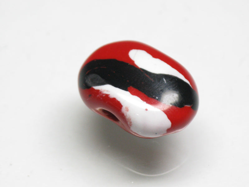 TOKO-BEADS KZ176-03 Kenyan ceramic bead 16mm KZ176-03 ケニアセラミックビーズ 16mmKazuri カズリビーズ Asian bead & African bead  Handmade,Lampeork,bead,asia,india,ethnic,parts,accessory,beads とんぼ玉,ビーズ,トンボ玉,アジア,インド,エスニック,手作り,パーツ,アクセサリー