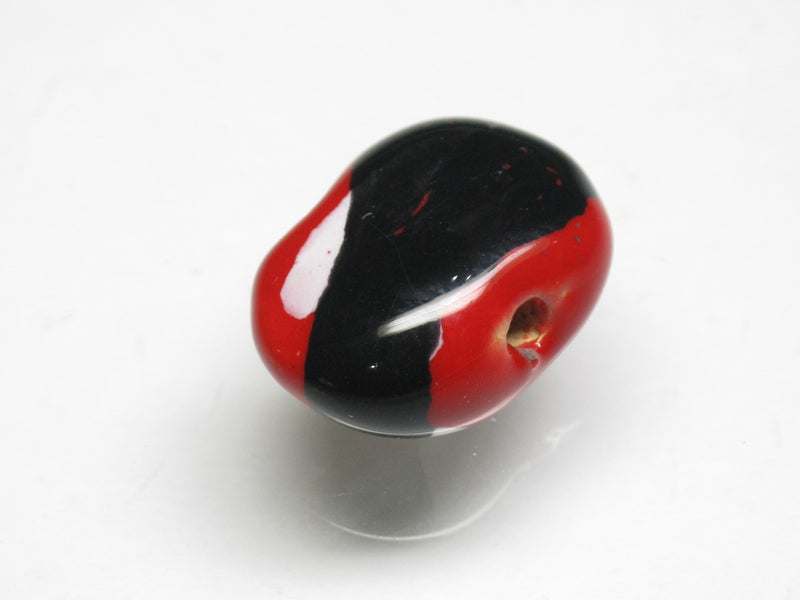 TOKO-BEADS KZ176-04 Kenyan ceramic bead 17mm KZ176-04 Kazuri ケニアセラミックビーズ 17mm Asian bead & African bead  Handmade,Lampeork,bead,asia,india,ethnic,parts,accessory,beads とんぼ玉,ビーズ,トンボ玉,アジア,インド,エスニック,手作り,パーツ,アクセサリー