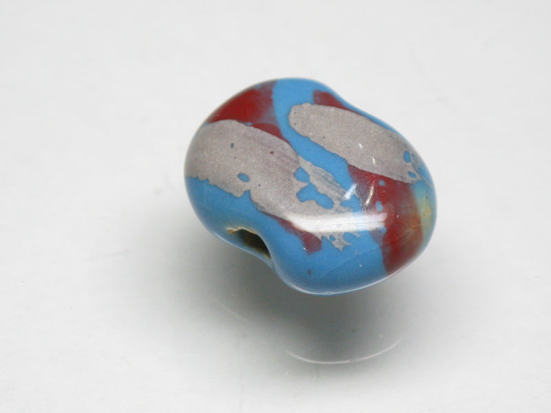 TOKO-BEADS KZ176-06 Kenyan ceramic bead 16mm KZ176-06 ケニアセラミックビーズ 16mm Asian bead & African bead  Handmade,Lampeork,bead,asia,india,ethnic,parts,accessory,beads とんぼ玉,ビーズ,トンボ玉,アジア,インド,エスニック,手作り,パーツ,アクセサリー