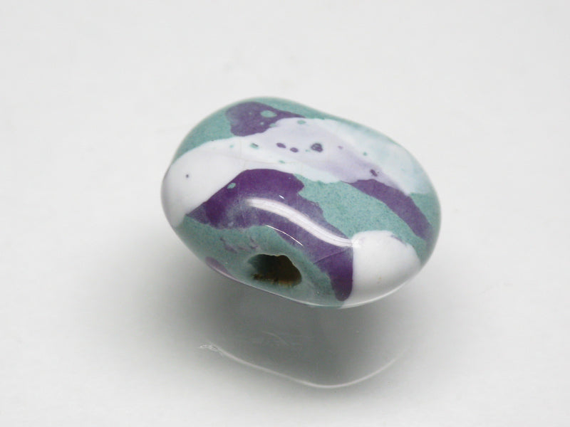 TOKO-BEADS KZ176-07 Kenyan ceramic bead 16mm KZ176-07 ケニアセラミックビーズ 16mm Asian bead & African bead  Handmade,Lampeork,bead,asia,india,ethnic,parts,accessory,beads とんぼ玉,ビーズ,トンボ玉,アジア,インド,エスニック,手作り,パーツ,アクセサリー