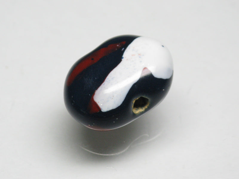 TOKO-BEADS KZ176-09 Kenyan ceramic bead 16mm KZ176-09 Kazuri ケニアセラミックビーズ 16mm Asian bead & African bead  Handmade,Lampeork,bead,asia,india,ethnic,parts,accessory,beads とんぼ玉,ビーズ,トンボ玉,アジア,インド,エスニック,手作り,パーツ,アクセサリー