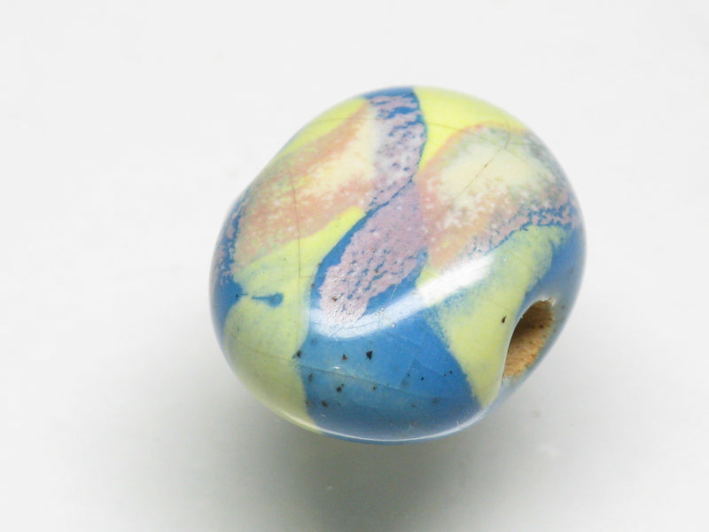 TOKO-BEADS KZ176-11 Kenyan ceramic bead 14mm KZ176-11 Kazuri ケニアセラミックビーズ 14mm Asian bead & African bead  Handmade,Lampeork,bead,asia,india,ethnic,parts,accessory,beads とんぼ玉,ビーズ,トンボ玉,アジア,インド,エスニック,手作り,パーツ,アクセサリー