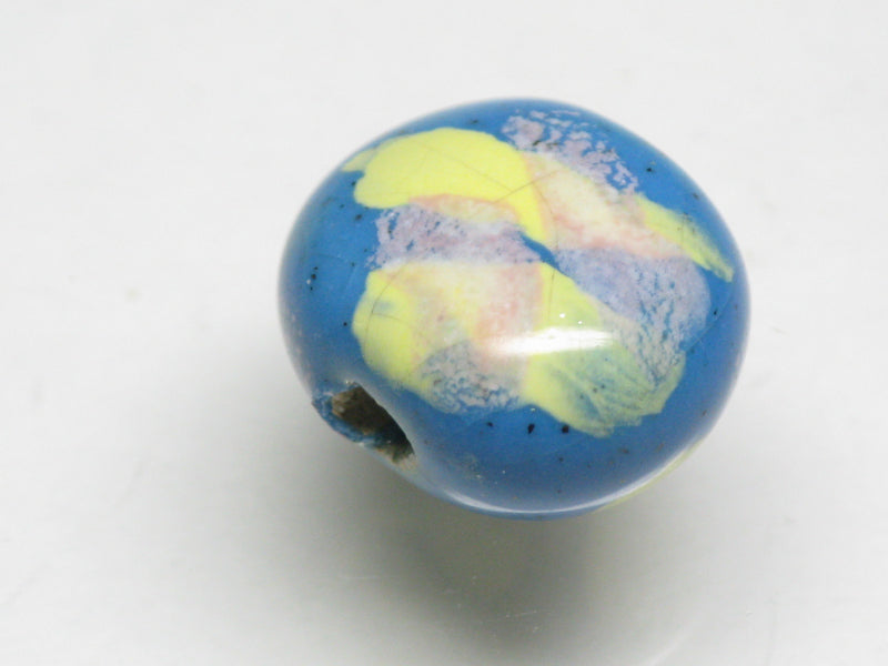TOKO-BEADS KZ176-11 Kenyan ceramic bead 14mm KZ176-11 ケニアセラミックビーズ 14mm Asian bead & African bead  Handmade,Lampeork,bead,asia,india,ethnic,parts,accessory,beads とんぼ玉,ビーズ,トンボ玉,アジア,インド,エスニック,手作り,パーツ,アクセサリー