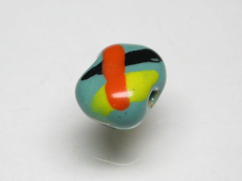 TOKO-BEADS KZ177-01 Kenyan ceramic bead 12mm KZ177-01 Kazuri ケニアセラミックビーズ 12mm Asian bead & African bead  Handmade,Lampeork,bead,asia,india,ethnic,parts,accessory,beads とんぼ玉,ビーズ,トンボ玉,アジア,インド,エスニック,手作り,パーツ,アクセサリー