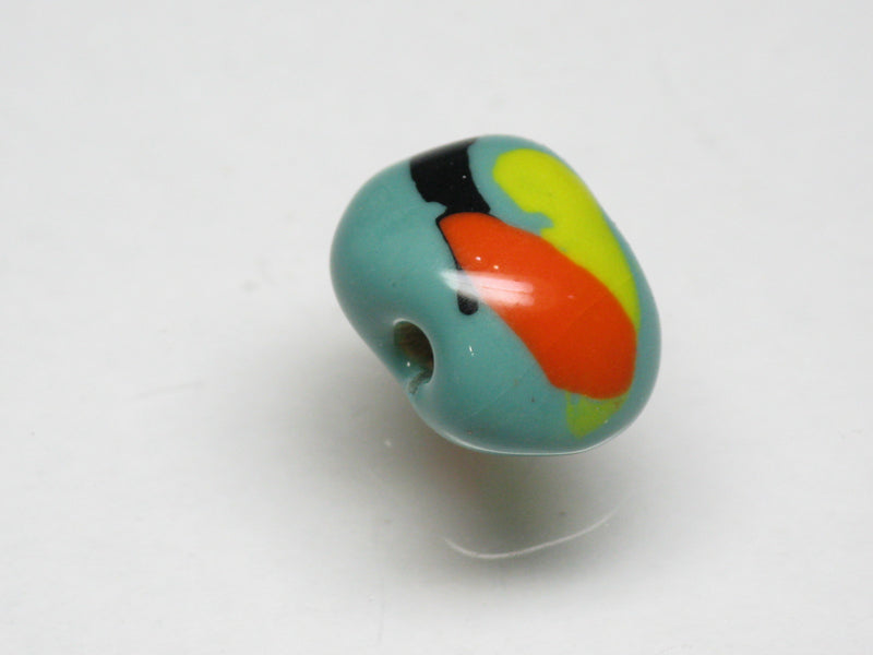 TOKO-BEADS KZ177-01 Kenyan ceramic bead 12mm KZ177-01 ケニアセラミックビーズ 12mm Asian bead & African bead  Handmade,Lampeork,bead,asia,india,ethnic,parts,accessory,beads とんぼ玉,ビーズ,トンボ玉,アジア,インド,エスニック,手作り,パーツ,アクセサリー