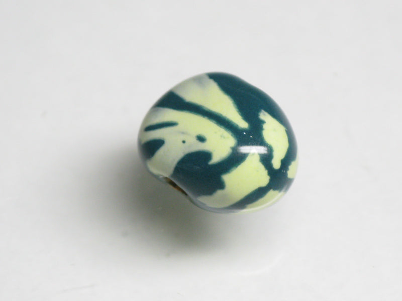TOKO-BEADS KZ177-04 Kenyan ceramic bead 13mm KZ177-04 ケニアセラミックビーズ 13mm Asian bead & African bead  Handmade,Lampeork,bead,asia,india,ethnic,parts,accessory,beads とんぼ玉,ビーズ,トンボ玉,アジア,インド,エスニック,手作り,パーツ,アクセサリー