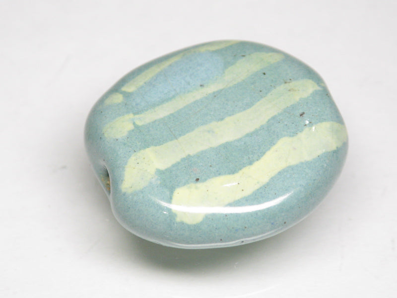 TOKO-BEADS KZ181-12 Kenyan ceramic bead 21mm KZ181-12 ケニアセラミックビーズ 21mm Asian bead & African bead  Handmade,Lampeork,bead,asia,india,ethnic,parts,accessory,beads とんぼ玉,ビーズ,トンボ玉,アジア,インド,エスニック,手作り,パーツ,アクセサリー