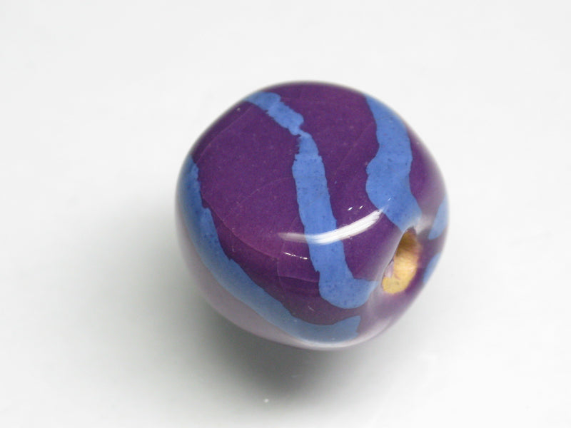 TOKO-BEADS KZ184-02 Kenyan ceramic bead 15mm KZ184-02 Kazuri ケニアセラミックビーズ 15mm Asian bead & African bead  Handmade,Lampeork,bead,asia,india,ethnic,parts,accessory,beads とんぼ玉,ビーズ,トンボ玉,アジア,インド,エスニック,手作り,パーツ,アクセサリー