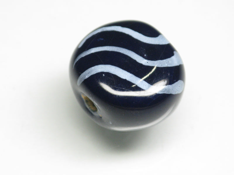 TOKO-BEADS KZ184-04 Kenyan ceramic bead 15mm KZ184-04 ケニアセラミックビーズ 15mm Asian bead & African bead  Handmade,Lampeork,bead,asia,india,ethnic,parts,accessory,beads とんぼ玉,ビーズ,トンボ玉,アジア,インド,エスニック,手作り,パーツ,アクセサリー