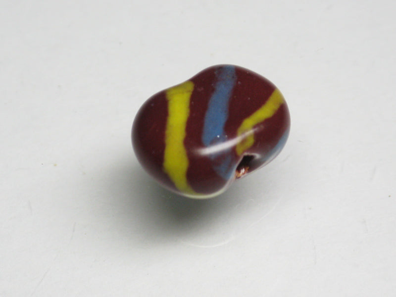 TOKO-BEADS KZ187-06 Kenyan ceramic bead 13mm KZ187-06 Kazuri ケニアセラミックビーズ 13mm Asian bead & African bead  Handmade,Lampeork,bead,asia,india,ethnic,parts,accessory,beads とんぼ玉,ビーズ,トンボ玉,アジア,インド,エスニック,手作り,パーツ,アクセサリー