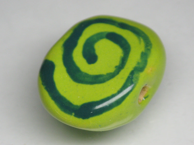 TOKO-BEADS KZ191-01 Kenyan ceramic bead 24mm KZ191-01 ケニアセラミックビーズ 24mmKazuri カズリビーズ Asian bead & African bead  Handmade,Lampeork,bead,asia,india,ethnic,parts,accessory,beads とんぼ玉,ビーズ,トンボ玉,アジア,インド,エスニック,手作り,パーツ,アクセサリー
