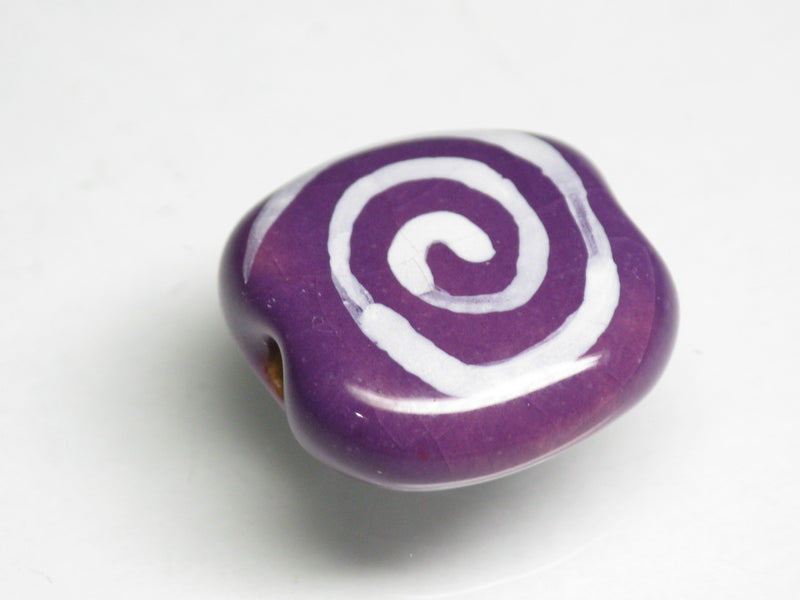 TOKO-BEADS KZ193-01 Kenyan ceramic bead 17mm KZ193-01 ケニアセラミックビーズ 17mm Asian bead & African bead  Handmade,Lampeork,bead,asia,india,ethnic,parts,accessory,beads とんぼ玉,ビーズ,トンボ玉,アジア,インド,エスニック,手作り,パーツ,アクセサリー