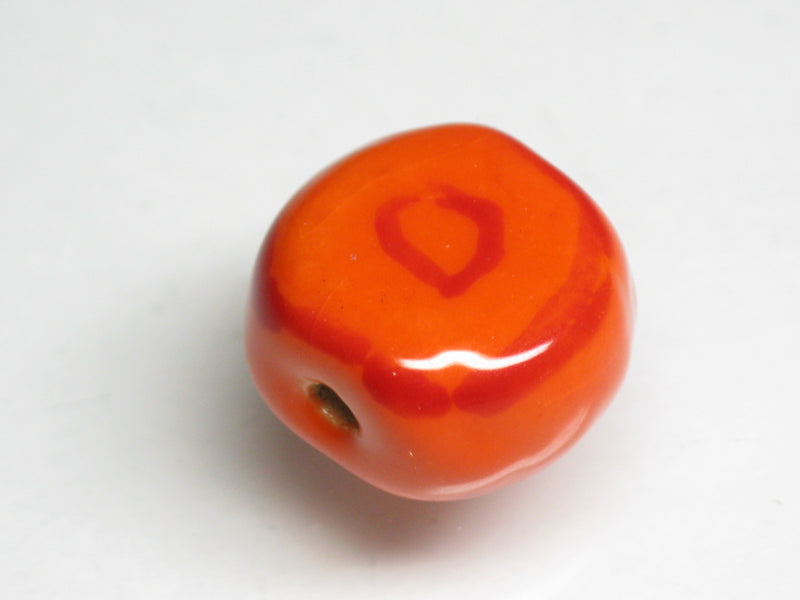 TOKO-BEADS KZ194-01 Kenyan ceramic bead 15mm KZ194-01 ケニアセラミックビーズ 15mm Asian bead & African bead  Handmade,Lampeork,bead,asia,india,ethnic,parts,accessory,beads とんぼ玉,ビーズ,トンボ玉,アジア,インド,エスニック,手作り,パーツ,アクセサリー