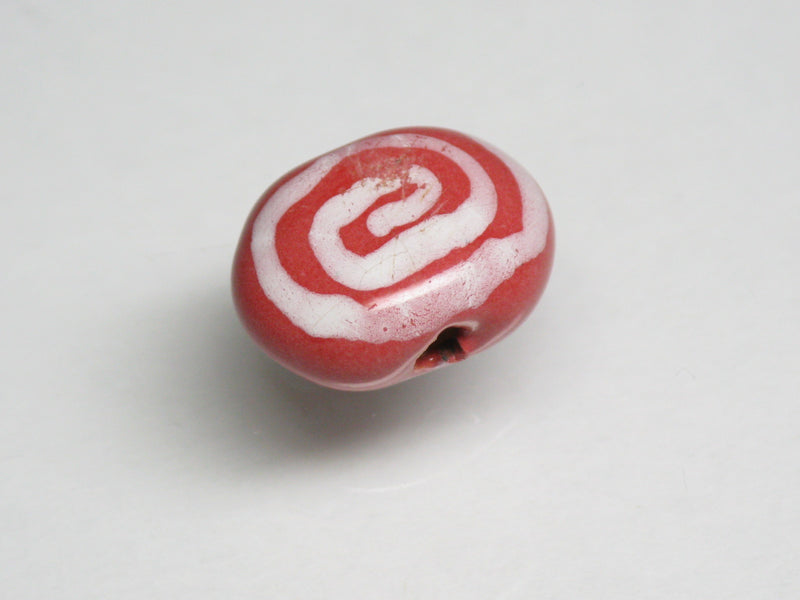 TOKO-BEADS KZ197-01 Kenyan ceramic bead 14mm KZ197-01 Kazuri ケニアセラミックビーズ 14mm Asian bead & African bead  Handmade,Lampeork,bead,asia,india,ethnic,parts,accessory,beads とんぼ玉,ビーズ,トンボ玉,アジア,インド,エスニック,手作り,パーツ,アクセサリー