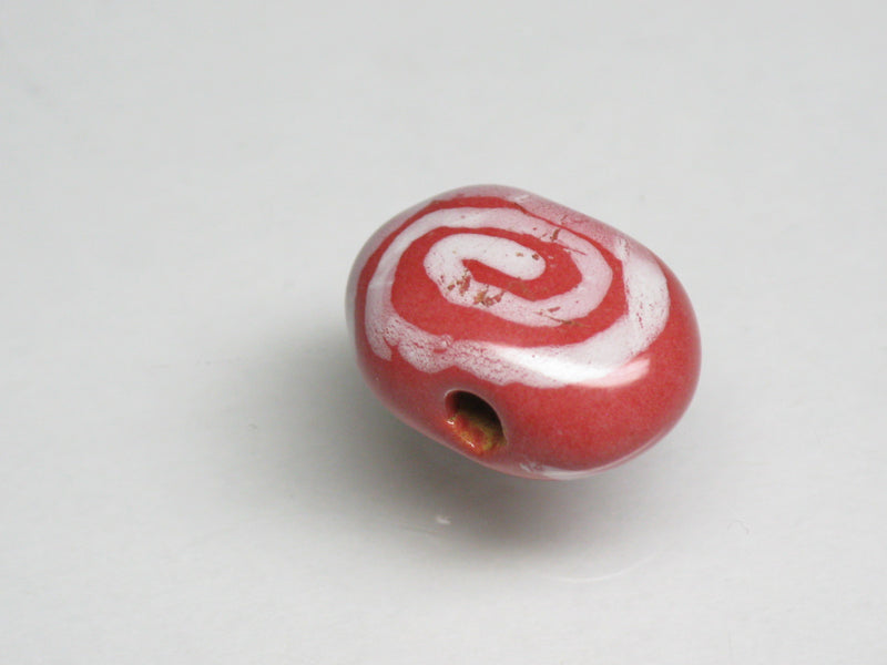 TOKO-BEADS KZ197-01 Kenyan ceramic bead 14mm KZ197-01 ケニアセラミックビーズ 14mm Asian bead & African bead  Handmade,Lampeork,bead,asia,india,ethnic,parts,accessory,beads とんぼ玉,ビーズ,トンボ玉,アジア,インド,エスニック,手作り,パーツ,アクセサリー