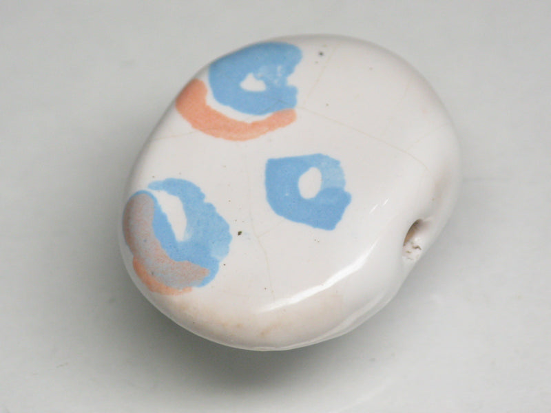 TOKO-BEADS KZ199-08 Kenyan ceramic bead 22mm KZ199-08 ケニアセラミックビーズ 22mmKazuri カズリビーズ Asian bead & African bead  Handmade,Lampeork,bead,asia,india,ethnic,parts,accessory,beads とんぼ玉,ビーズ,トンボ玉,アジア,インド,エスニック,手作り,パーツ,アクセサリー