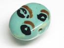 TOKO-BEADS KZ199-09 Kenyan ceramic bead 23mm KZ199-09 ケニアセラミックビーズ 23mmKazuri カズリビーズ Asian bead & African bead  Handmade,Lampeork,bead,asia,india,ethnic,parts,accessory,beads とんぼ玉,ビーズ,トンボ玉,アジア,インド,エスニック,手作り,パーツ,アクセサリー