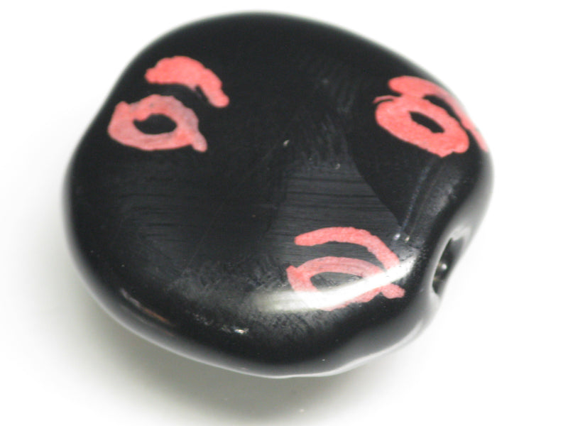 TOKO-BEADS KZ199-12 Kenyan ceramic bead 23mm KZ199-12 ケニアセラミックビーズ 23mmKazuri カズリビーズ Asian bead & African bead  Handmade,Lampeork,bead,asia,india,ethnic,parts,accessory,beads とんぼ玉,ビーズ,トンボ玉,アジア,インド,エスニック,手作り,パーツ,アクセサリー