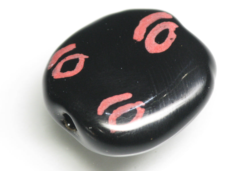 TOKO-BEADS KZ199-12 Kenyan ceramic bead 23mm KZ199-12 ケニアセラミックビーズ 23mmKazuri カズリビーズ Asian bead & African bead  Handmade,Lampeork,bead,asia,india,ethnic,parts,accessory,beads とんぼ玉,ビーズ,トンボ玉,アジア,インド,エスニック,手作り,パーツ,アクセサリー