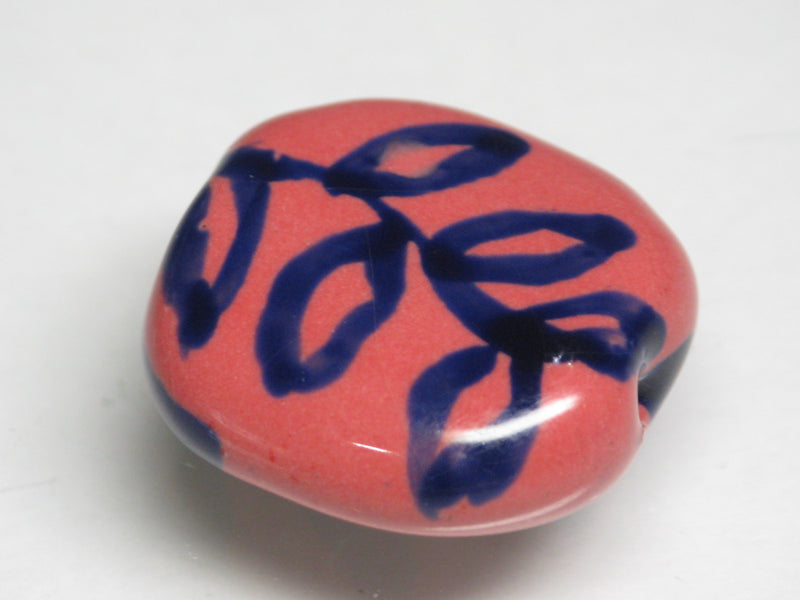 TOKO-BEADS KZ199-13 Kenyan ceramic bead 22mm KZ199-13 ケニアセラミックビーズ 22mmKazuri カズリビーズ Asian bead & African bead  Handmade,Lampeork,bead,asia,india,ethnic,parts,accessory,beads とんぼ玉,ビーズ,トンボ玉,アジア,インド,エスニック,手作り,パーツ,アクセサリー