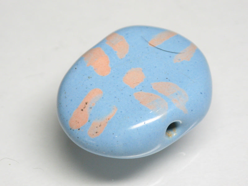 TOKO-BEADS KZ199-15 Kenyan ceramic bead 22mm KZ199-15 ケニアセラミックビーズ 22mmKazuri カズリビーズ Asian bead & African bead  Handmade,Lampeork,bead,asia,india,ethnic,parts,accessory,beads とんぼ玉,ビーズ,トンボ玉,アジア,インド,エスニック,手作り,パーツ,アクセサリー