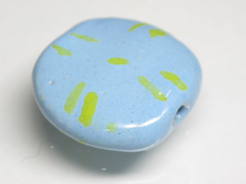 TOKO-BEADS KZ199-16 Kenyan ceramic bead 21mm KZ199-16 ケニアセラミックビーズ 21mmKazuri カズリビーズ Asian bead & African bead  Handmade,Lampeork,bead,asia,india,ethnic,parts,accessory,beads とんぼ玉,ビーズ,トンボ玉,アジア,インド,エスニック,手作り,パーツ,アクセサリー