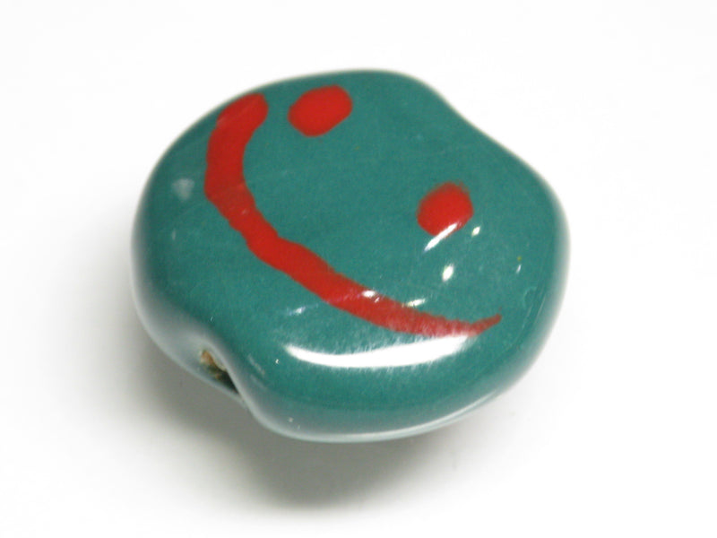 TOKO-BEADS KZ199-17 Kenyan ceramic bead 22mm KZ199-17 ケニアセラミックビーズ 22mmKazuri カズリビーズ Asian bead & African bead  Handmade,Lampeork,bead,asia,india,ethnic,parts,accessory,beads とんぼ玉,ビーズ,トンボ玉,アジア,インド,エスニック,手作り,パーツ,アクセサリー