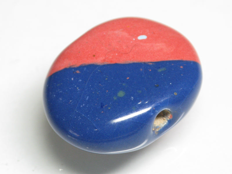 TOKO-BEADS KZ199-21 Kenyan ceramic bead 24mm KZ199-21 ケニアセラミックビーズ 24mmKazuri カズリビーズ Asian bead & African bead  Handmade,Lampeork,bead,asia,india,ethnic,parts,accessory,beads とんぼ玉,ビーズ,トンボ玉,アジア,インド,エスニック,手作り,パーツ,アクセサリー