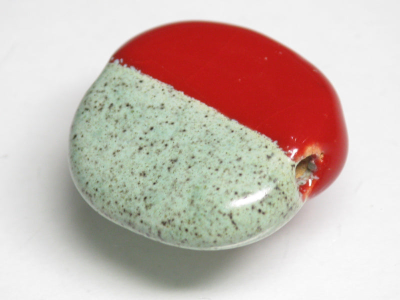 TOKO-BEADS KZ199-22 Kenyan ceramic bead 23mm KZ199-22 ケニアセラミックビーズ 23mmKazuri カズリビーズ Asian bead & African bead  Handmade,Lampeork,bead,asia,india,ethnic,parts,accessory,beads とんぼ玉,ビーズ,トンボ玉,アジア,インド,エスニック,手作り,パーツ,アクセサリー
