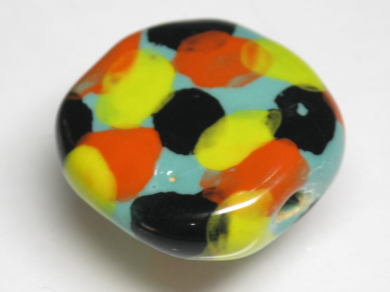 TOKO-BEADS KZ199-26 Kenyan ceramic bead 23mm KZ199-26 ケニアセラミックビーズ 23mmKazuri カズリビーズ Asian bead & African bead  Handmade,Lampeork,bead,asia,india,ethnic,parts,accessory,beads とんぼ玉,ビーズ,トンボ玉,アジア,インド,エスニック,手作り,パーツ,アクセサリー