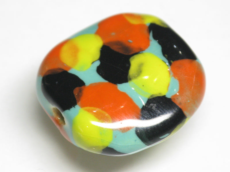 TOKO-BEADS KZ199-26 Kenyan ceramic bead 23mm KZ199-26 ケニアセラミックビーズ 23mmKazuri カズリビーズ Asian bead & African bead  Handmade,Lampeork,bead,asia,india,ethnic,parts,accessory,beads とんぼ玉,ビーズ,トンボ玉,アジア,インド,エスニック,手作り,パーツ,アクセサリー