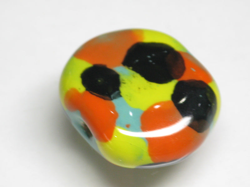 TOKO-BEADS KZ199-31 Kenyan ceramic bead 23mm KZ199-31 ケニアセラミックビーズ 23mmKazuri カズリビーズ Asian bead & African bead  Handmade,Lampeork,bead,asia,india,ethnic,parts,accessory,beads とんぼ玉,ビーズ,トンボ玉,アジア,インド,エスニック,手作り,パーツ,アクセサリー