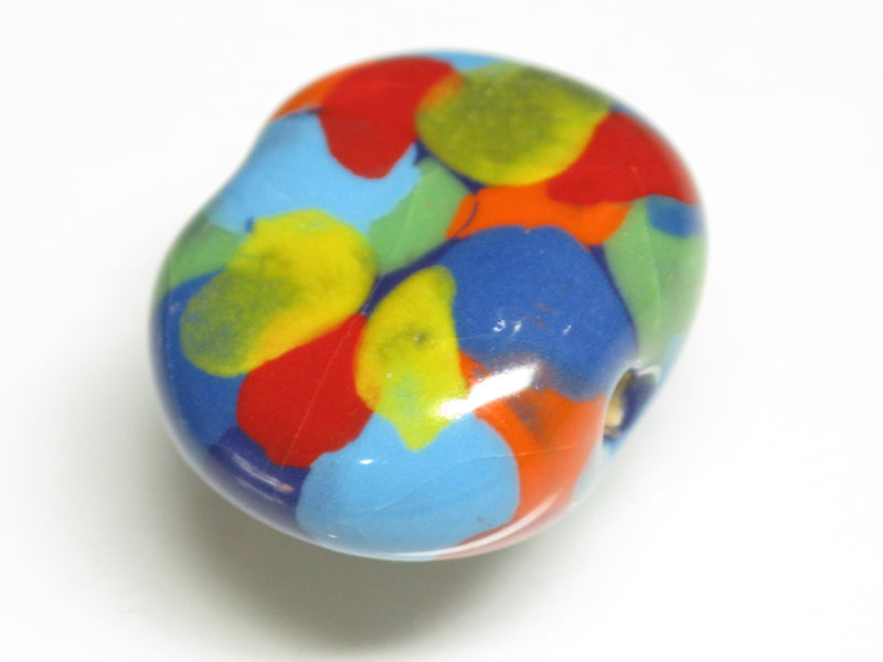 TOKO-BEADS KZ199-32 Kenyan ceramic bead 23mm KZ199-32 ケニアセラミックビーズ 23mmKazuri カズリビーズ Asian bead & African bead  Handmade,Lampeork,bead,asia,india,ethnic,parts,accessory,beads とんぼ玉,ビーズ,トンボ玉,アジア,インド,エスニック,手作り,パーツ,アクセサリー