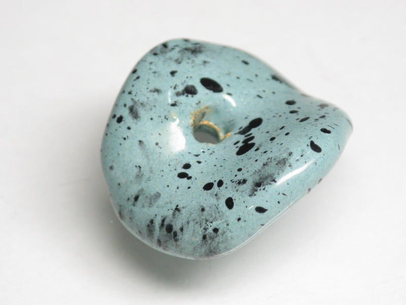 TOKO-BEADS KZ199-33 Kenyan ceramic bead 19mm KZ199-33 ケニアセラミックビーズ 19mmKazuri カズリビーズ Asian bead & African bead  Handmade,Lampeork,bead,asia,india,ethnic,parts,accessory,beads とんぼ玉,ビーズ,トンボ玉,アジア,インド,エスニック,手作り,パーツ,アクセサリー