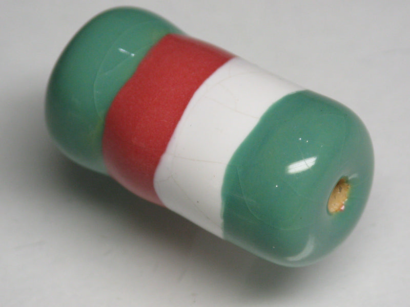 TOKO-BEADS KZ199-39 Kenyan ceramic bead 14.5mm KZ199-39 ケニアセラミックビーズ 14.5mmKazuri カズリビーズ Asian bead & African bead  Handmade,Lampeork,bead,asia,india,ethnic,parts,accessory,beads とんぼ玉,ビーズ,トンボ玉,アジア,インド,エスニック,手作り,パーツ,アクセサリー
