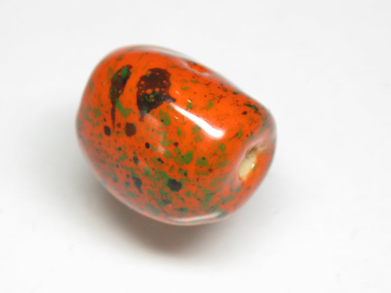 TOKO-BEADS KZ200-10 Kenyan ceramic bead 14mm KZ200-10 ケニアセラミックビーズ 14mmLoose Kazuri カズリビーズ Asian bead & African bead  Handmade,Lampeork,bead,asia,india,ethnic,parts,accessory,beads とんぼ玉,ビーズ,トンボ玉,アジア,インド,エスニック,手作り,パーツ,アクセサリー