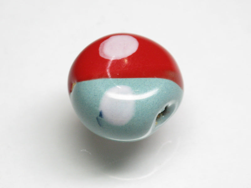 TOKO-BEADS KZ204-01 Kenyan ceramic bead 15~16mm KZ204-01 ケニアセラミックビーズ 15~16mmKazuri カズリビーズ Asian bead & African bead  Handmade,Lampeork,bead,asia,india,ethnic,parts,accessory,beads とんぼ玉,ビーズ,トンボ玉,アジア,インド,エスニック,手作り,パーツ,アクセサリー