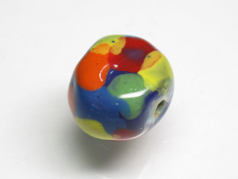 TOKO-BEADS KZ204-02 Kenyan ceramic bead 15~16mm KZ204-02 Kazuri ケニアセラミックビーズ 15~16mm Asian bead & African bead  Handmade,Lampeork,bead,asia,india,ethnic,parts,accessory,beads とんぼ玉,ビーズ,トンボ玉,アジア,インド,エスニック,手作り,パーツ,アクセサリー