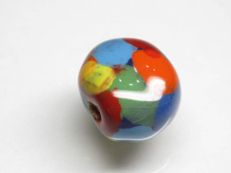 TOKO-BEADS KZ204-02 Kenyan ceramic bead 15~16mm KZ204-02 ケニアセラミックビーズ 15~16mm Asian bead & African bead  Handmade,Lampeork,bead,asia,india,ethnic,parts,accessory,beads とんぼ玉,ビーズ,トンボ玉,アジア,インド,エスニック,手作り,パーツ,アクセサリー