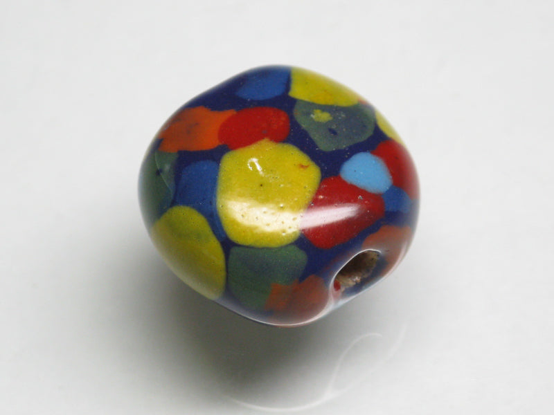 TOKO-BEADS KZ204-03 Kenyan ceramic bead 15~16mm KZ204-03 Kazuri ケニアセラミックビーズ 15~16mm Asian bead & African bead  Handmade,Lampeork,bead,asia,india,ethnic,parts,accessory,beads とんぼ玉,ビーズ,トンボ玉,アジア,インド,エスニック,手作り,パーツ,アクセサリー