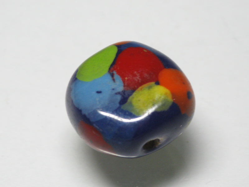 TOKO-BEADS KZ204-04 Kenyan ceramic bead 15~16mm KZ204-04 ケニアセラミックビーズ 15~16mmKazuri カズリビーズ Asian bead & African bead  Handmade,Lampeork,bead,asia,india,ethnic,parts,accessory,beads とんぼ玉,ビーズ,トンボ玉,アジア,インド,エスニック,手作り,パーツ,アクセサリー