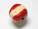 TOKO-BEADS KZ204-06 Kenyan ceramic bead 15~16mm KZ204-06 ケニアセラミックビーズ 15~16mmKazuri カズリビーズ Asian bead & African bead  Handmade,Lampeork,bead,asia,india,ethnic,parts,accessory,beads とんぼ玉,ビーズ,トンボ玉,アジア,インド,エスニック,手作り,パーツ,アクセサリー
