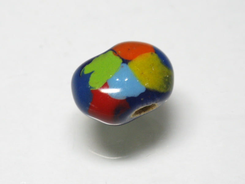 TOKO-BEADS KZ207-01 Kenyan ceramic bead 14mm KZ207-01 ケニアセラミックビーズ 14mmKazuri カズリビーズ Asian bead & African bead  Handmade,Lampeork,bead,asia,india,ethnic,parts,accessory,beads とんぼ玉,ビーズ,トンボ玉,アジア,インド,エスニック,手作り,パーツ,アクセサリー