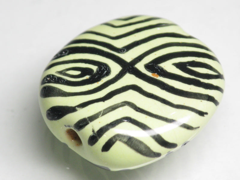 TOKO-BEADS KZ211-04 Kenyan ceramic bead 23mm KZ211-04 ケニアセラミックビーズ 23mmKazuri カズリビーズ Asian bead & African bead  Handmade,Lampeork,bead,asia,india,ethnic,parts,accessory,beads とんぼ玉,ビーズ,トンボ玉,アジア,インド,エスニック,手作り,パーツ,アクセサリー