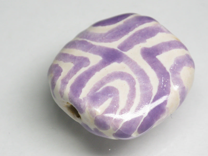 TOKO-BEADS KZ211-09 Kenyan ceramic bead 21mm KZ211-09 ケニアセラミックビーズ 21mmKazuri カズリビーズ Asian bead & African bead  Handmade,Lampeork,bead,asia,india,ethnic,parts,accessory,beads とんぼ玉,ビーズ,トンボ玉,アジア,インド,エスニック,手作り,パーツ,アクセサリー