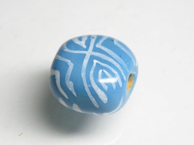 TOKO-BEADS KZ214-01 Kenyan ceramic bead 15mm KZ214-01 Kazuri ケニアセラミックビーズ 15mm Asian bead & African bead  Handmade,Lampeork,bead,asia,india,ethnic,parts,accessory,beads とんぼ玉,ビーズ,トンボ玉,アジア,インド,エスニック,手作り,パーツ,アクセサリー