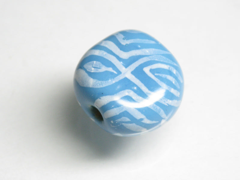 TOKO-BEADS KZ214-01 Kenyan ceramic bead 15mm KZ214-01 ケニアセラミックビーズ 15mm Asian bead & African bead  Handmade,Lampeork,bead,asia,india,ethnic,parts,accessory,beads とんぼ玉,ビーズ,トンボ玉,アジア,インド,エスニック,手作り,パーツ,アクセサリー